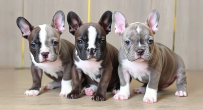 Blue Merle French Bulldog Puppies