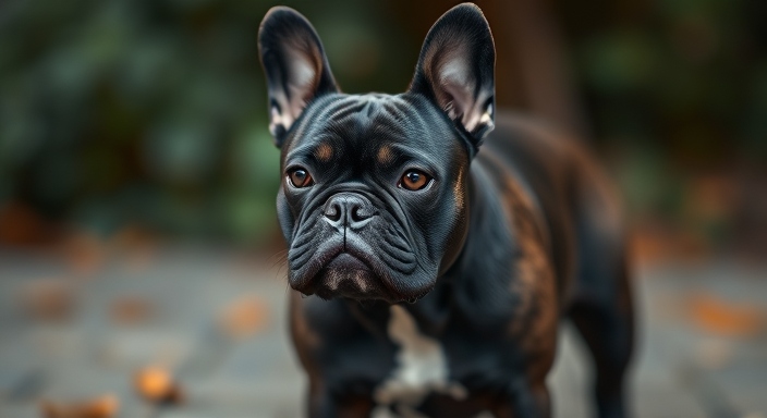 Black Pied French Bulldogs