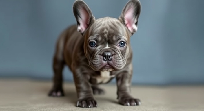 Blue Chocolate Merle French Bulldogs