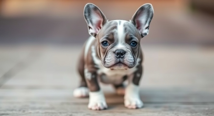 Blue Pied Merle French Bulldogs