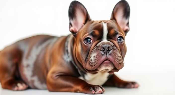 Chocolate Tri Merle French Bulldogs