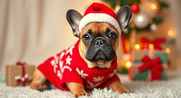 French Bulldog Christmas Jumpers