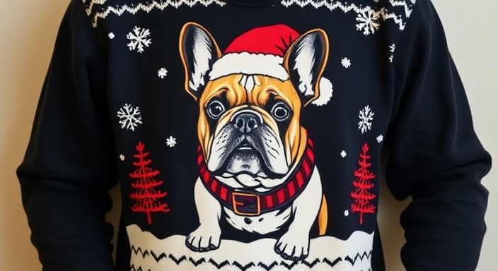 French Bulldog Christmas Sweatshirts