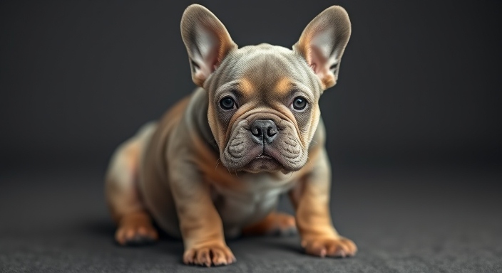 Full Grown Blue Fawn French Bulldog