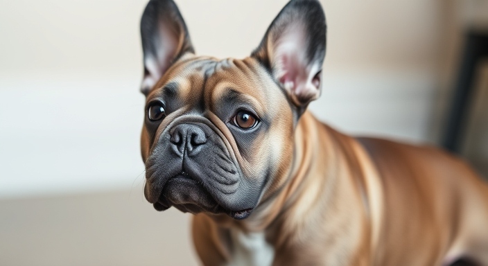 Full-Grown Blue Tan French Bulldogs