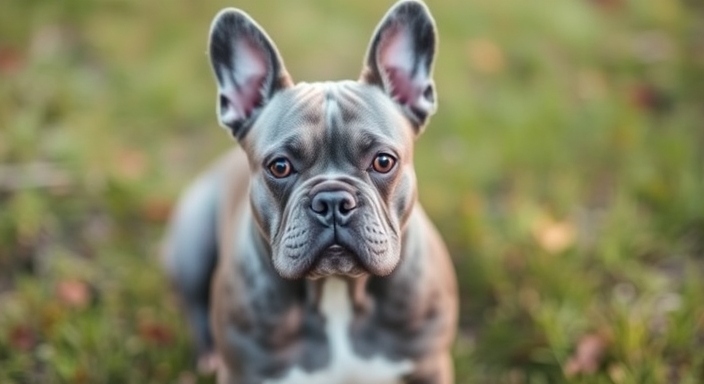 Gray Merle French Bulldog