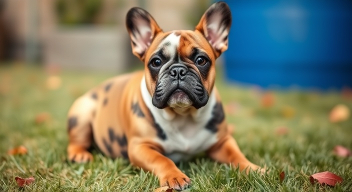 Honey Pied French Bulldogs