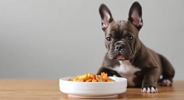 how much should a french bulldog puppy eat